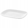IKEA VARDERA TALERZ PŁASKI PORCELANOWY BIAŁY 31x26