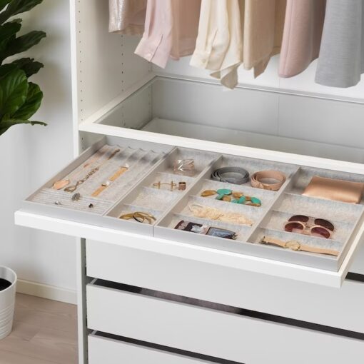 IKEA KOMPLEMENT WKŁAD DO SZUFLADY NA BIŻUTERIĘ - obrazek 4