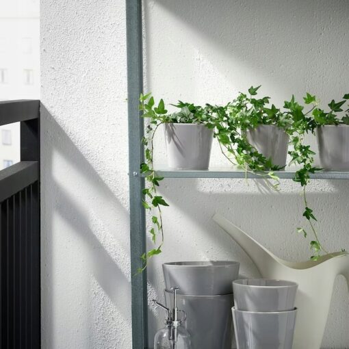IKEA SKOGSVINBAR OSŁONKA DONICZKI SZARA 9 CM - obrazek 2