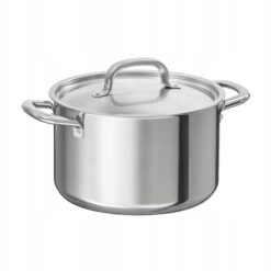 IKEA 365+ GARNEK Z POKRYWKĄ STAL NIERDZ 5 L