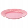 IKEA STRIMMIG TALERZYK CERAMICZNY RÓŻÓWY 21 cm