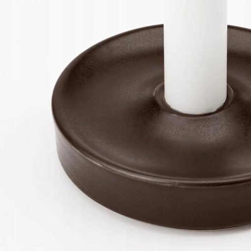 IKEA AROFULL ŚWIECZNIK CIEMNY BRĄZ 11 cm - obrazek 4