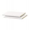 IKEA UTRUSTA PÓŁKA + WSPORNIK BIAŁA 40x37 cm 2 SZTUKI
