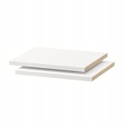IKEA UTRUSTA PÓŁKA + WSPORNIK BIAŁA 40x37 cm 2 SZTUKI