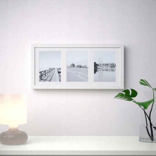 IKEA RIBBA RAMKA NA ZDJĘCIA BIAŁA POTRÓJNA 50x23CM - obrazek 2