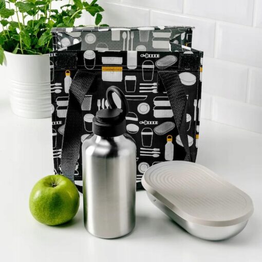 IKEA ENKELSPARIG BUTELKA NA WODĘ STAL CZARNY 0.7 L - obrazek 3