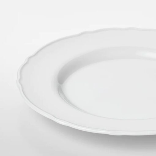 IKEA UPPLAGA TALERZ OBIADOWY BIAŁY 28 cm - obrazek 2