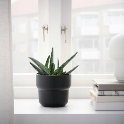 IKEA FORENLIG OSŁONKA DONICZKI CZARNA 9 CM - obrazek 2