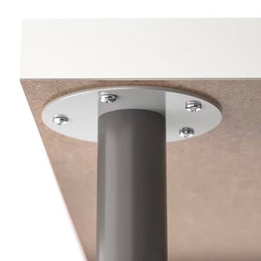 IKEA ADILS NOGA POD BLAT STALOWA 70 CM CIEMNY SZARY - obrazek 2