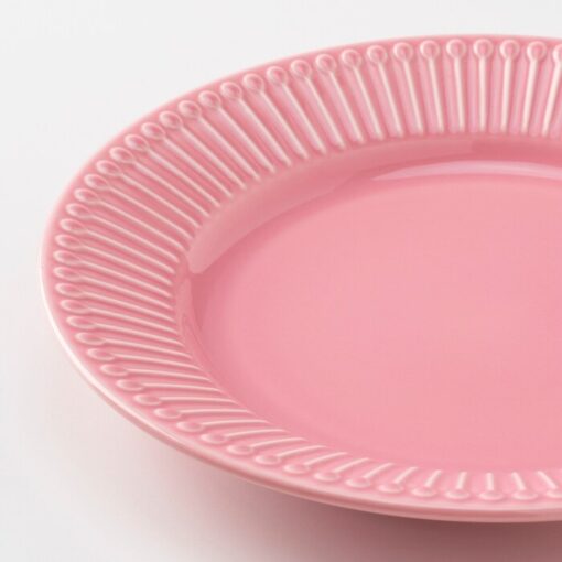 IKEA STRIMMIG TALERZYK CERAMICZNY RÓŻÓWY 21 cm - obrazek 2