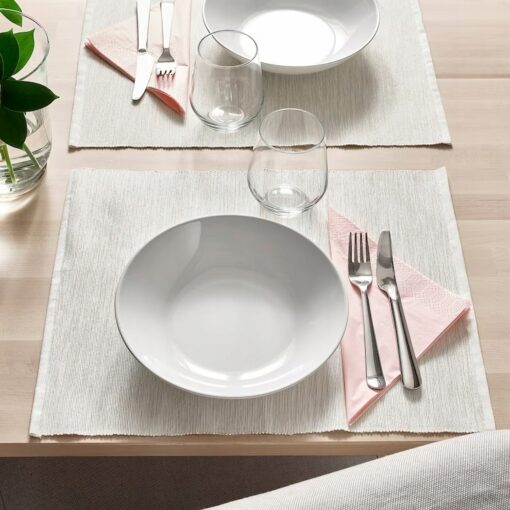 IKEA GODMIDDAG TALERZ GŁĘBOKI BIAŁY ZESTAW 4 SZT. - obrazek 3