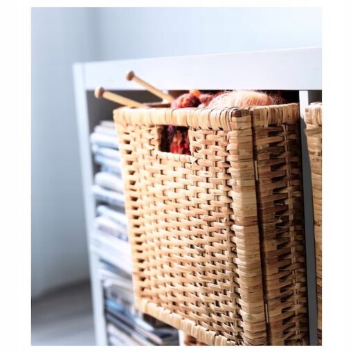 IKEA BRANAS KOSZ PUDEŁKO RATTAN 32X34X32 CM - obrazek 4