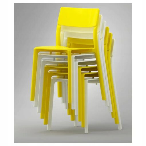 IKEA JANINGE KRZESŁO BIAŁE 50x46x76 CM - obrazek 5
