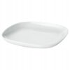 IKEA VARDERA TALERZ TALERZYK BIAŁY PORCELANA 18x18 CM