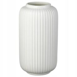 IKEA STILREN WAZON Z GLAZURY BIAŁY 22 cm