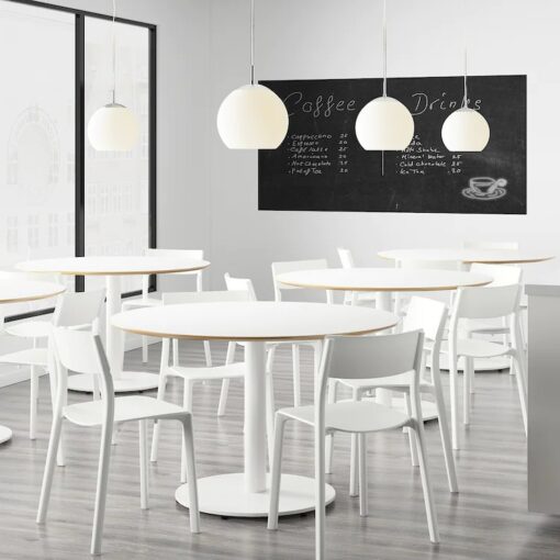 IKEA JANINGE KRZESŁO BIAŁE 50x46x76 CM - obrazek 4