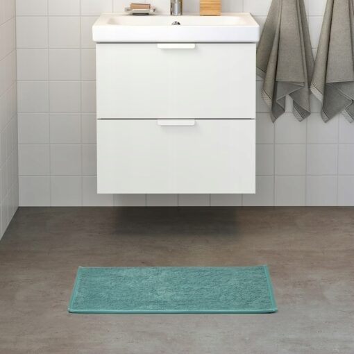 IKEA OSBYSJON DYWANIK ŁAZIENKOWY TURKUS 40x60 CM - obrazek 2