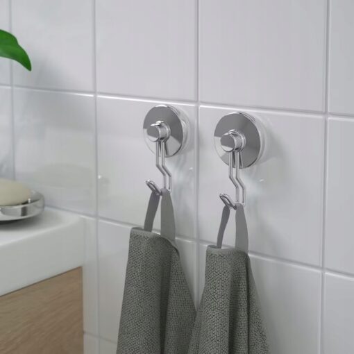 IKEA KROKFJORDEN WIESZAK Z PRZYSSAWKĄ OCYNK 2 SZT - obrazek 2