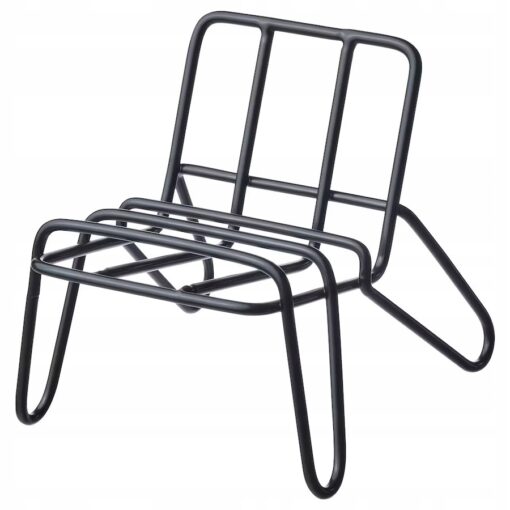IKEA KRUBBET UCHWYT DO TELEFONU CZARNY 10x10x12cm