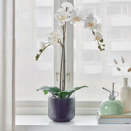 IKEA GRADVIS OSŁONA DONICZKI SZARY 12 cm - obrazek 2