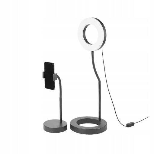 IKEA LANESPELARE UCHWYT NA TELEFON LAMPA PIERŚCIENIOWA - obrazek 2