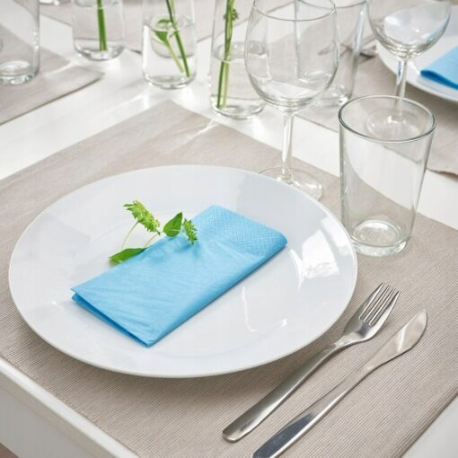 IKEA FANTASTISK SERWETKI JASKRAWE NIEBIESKIE 50szt - obrazek 4