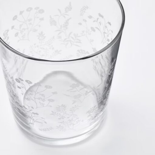 IKEA HAJMAL SZKLANKA ZE WZOREM 300 ML - 4 SZT. - obrazek 5
