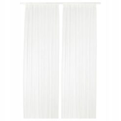 IKEA TERESIA FIRANA BIAŁA 145X300 CM 2 SZTUKI
