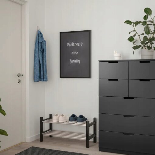 IKEA SAVSTA TABLICA NA NOTATKI CZARNA 50x70cm FOLIA PAPIEROWA - obrazek 2