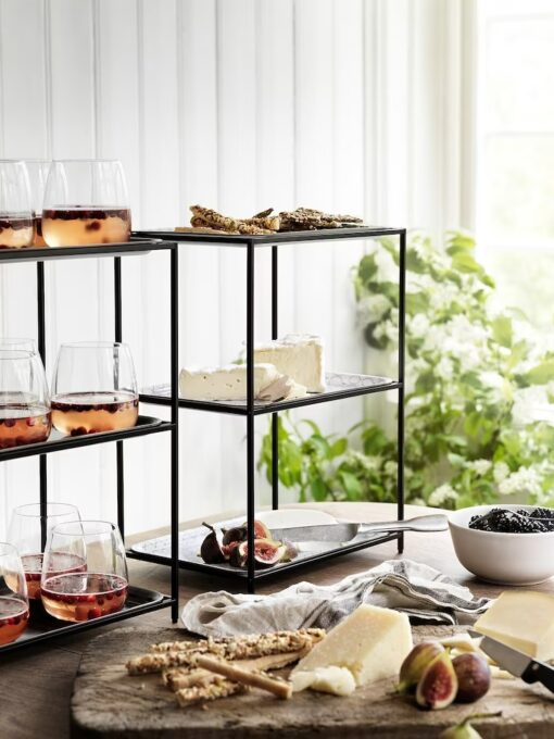 IKEA SAMMANHANG TACA BIAŁA ZE WZOREM 28x20 CM - obrazek 3