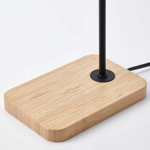 IKEA TVARHAND LAMPA STOŁOWA PODSTAWA BAMBUS/CZARNY - obrazek 4