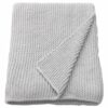 IKEA INGABRITTA NARZUTA PLED SZARY 130x170 cm