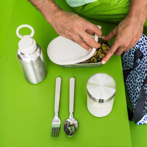 IKEA ENKELSPARIG BUTELKA NA WODĘ STAL NIERDZ./BEŻ 0.5 L - obrazek 6