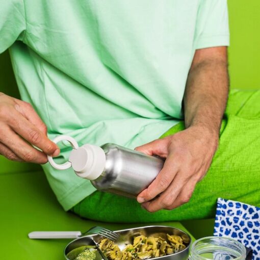 IKEA ENKELSPARIG BUTELKA NA WODĘ STAL NIERDZ./BEŻ 0.5 L - obrazek 5