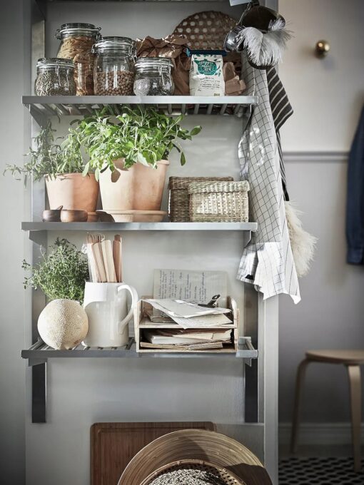 IKEA MUSKOTBLOMMA DONICZKA Z PODSTAWKĄ TERAKOTA 12 CM - obrazek 4