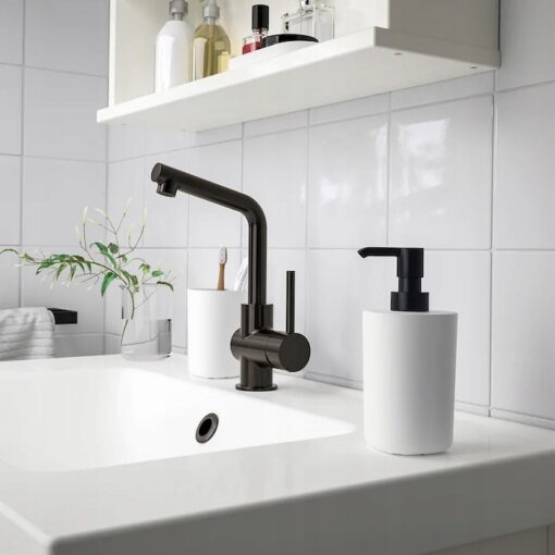 IKEA STORAVAN DOZOWNIK DO MYDŁA KUBEK MYDELNICZKA ZESTAW - obrazek 2