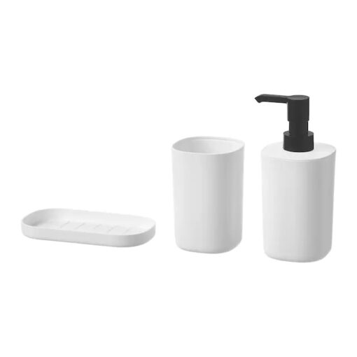 IKEA STORAVAN DOZOWNIK DO MYDŁA KUBEK MYDELNICZKA ZESTAW