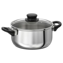 IKEA ANNONS GARNEK Z POKRYWĄ STAL NIERDZ 2.8 L