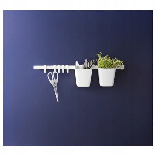 IKEA SUNNERSTA HACZYKI HAK DO SZYNY BIAŁE 5 SZTUK - obrazek 3