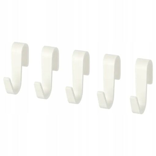 IKEA SUNNERSTA HACZYKI HAK DO SZYNY BIAŁE 5 SZTUK