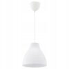 IKEA MELODI LAMPA WISZĄCA BIAŁA 28 CM