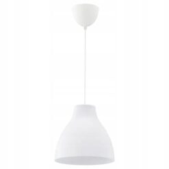 IKEA MELODI LAMPA WISZĄCA BIAŁA 28 CM