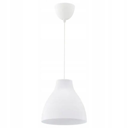 IKEA MELODI LAMPA WISZĄCA BIAŁA 28 CM