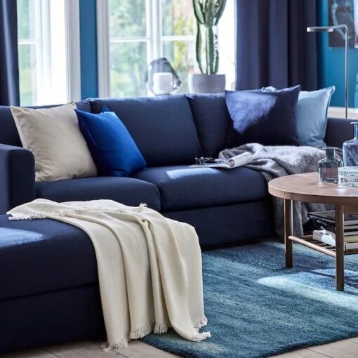 IKEA INGRUN KOC PLED BIAŁY 130x170 CM NARZUTA - obrazek 4