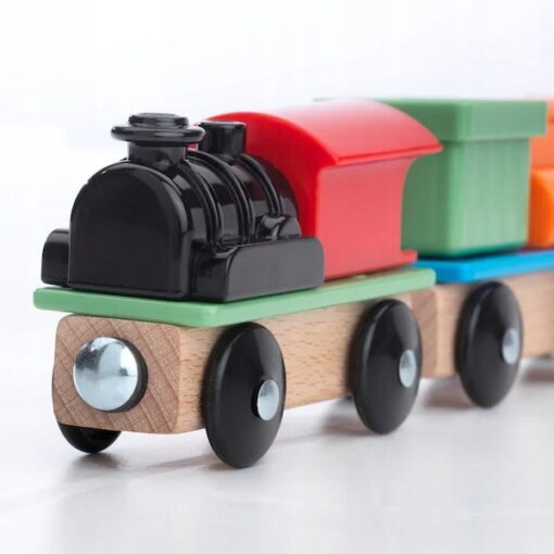 IKEA LILLABO KOLEJKA CIUCHCIA WAGONIKI ZABAWKA 3 SZT. - obrazek 5