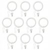 IKEA SYRLIG KÓŁKO Z ŻABKĄ I HACZYKIEM DO KARNISZA BIAŁE 38 MM
