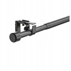 IKEA BEKRAFTA KOMPLET KARNISZY CZARNY 120-210 cm 19 mm