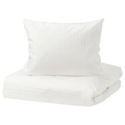 IKEA NATTJASMIN KOMPLET POŚCIELI BIAŁY 150X200 / 50X60