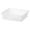 IKEA JONAXEL KOSZ DRUCIANY NA UBRANIA BIAŁY 50X51X15CM
