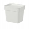 IKEA HALLBAR KOSZ NA ŚMIECI POJEMNIK KOSZ Z POKRYWKĄ 3L
